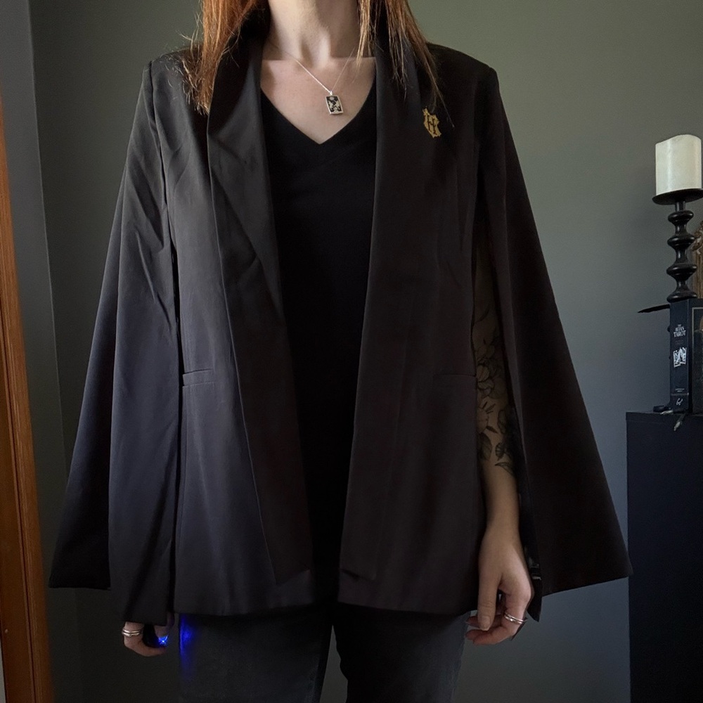 Warner Bros. Black Jacket with Gold Harry Potter Crest